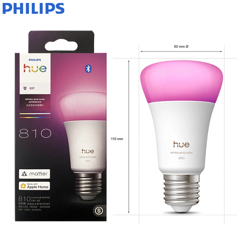 Philips Hue E27 A60 White and  - Philips Bulb Hue recension och pris