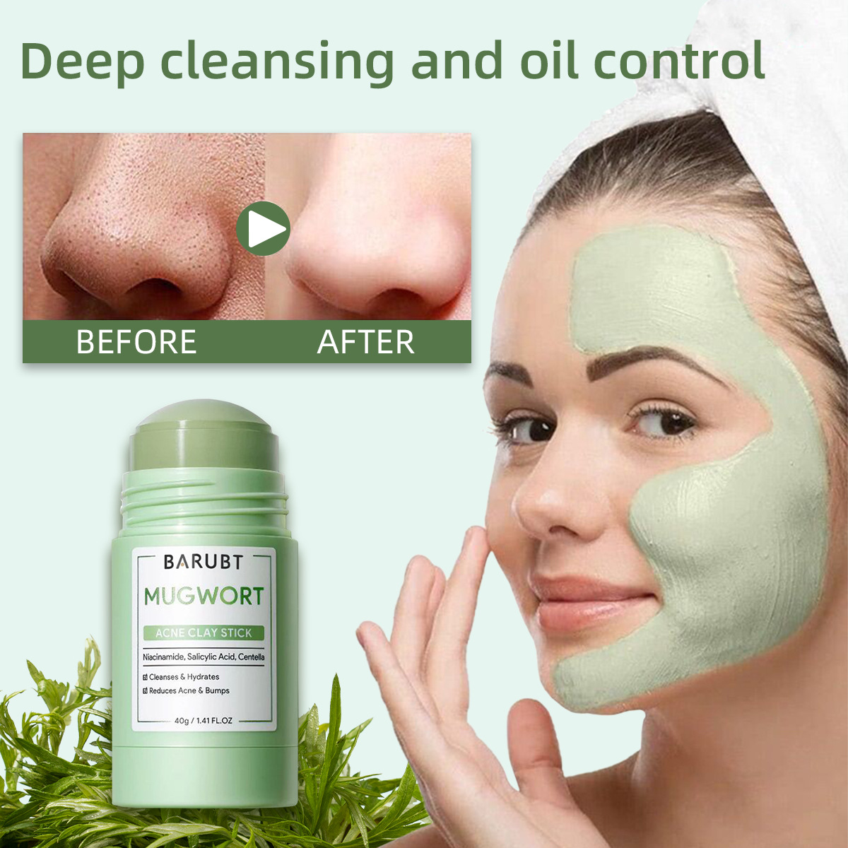 Remove Blackhead Acne Mugwort  - Korean Lifestyle Products recension och pris