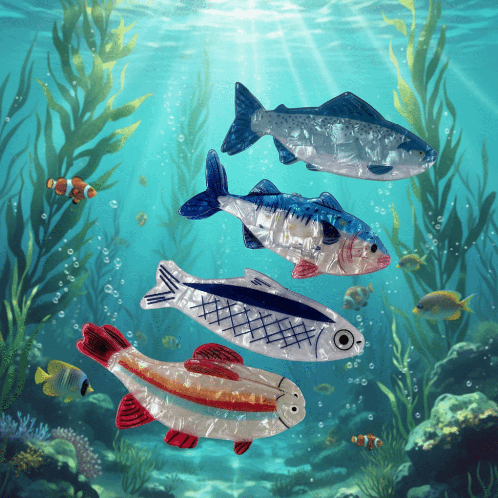 Hairpin Ocean Animal Hair Claw - The Korean Lifestyle recension och pris